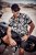 JP1880 Skull Pattern Jersey Short Sleeve Shirt Black - Overhemden - Overhemden Grote Maten Heren