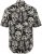JP1880 Skull Pattern Jersey Short Sleeve Shirt Black - Overhemden - Overhemden Grote Maten Heren