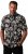 JP1880 Skull Pattern Jersey Short Sleeve Shirt Black - Overhemden - Overhemden Grote Maten Heren