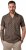 JP1880 Boxy Cuba Short Sleeve Shirt Brown - Overhemden - Overhemden Grote Maten Heren