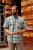 Kam Jeans 6339 Checked Short Sleeve Shirt Mineral Blue - Overhemden - Overhemden Grote Maten Heren