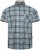 Kam Jeans 6339 Checked Short Sleeve Shirt Mineral Blue - Overhemden - Overhemden Grote Maten Heren