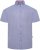 Kam Jeans 6340 Linen Mix Short Sleeve Shirt Blue - Overhemden - Overhemden Grote Maten Heren
