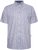 Kam Jeans 6345 Jewel Pattern Short Sleeve Shirt Blue - Overhemden - Overhemden Grote Maten Heren
