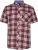 Kam Jeans 6368 Checked Short Sleeve Shirt Red - Overhemden - Overhemden Grote Maten Heren