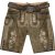 JP1880 Shorts Goat Suede with Belt Buckle Traditional Moss Green - Feestkleding - Feestkleding – Vier in stijl en comfort