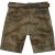 JP1880 Shorts Goat Suede with Belt Buckle Traditional Moss Green - Feestkleding - Feestkleding – Vier in stijl en comfort