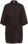 Kaffe Curve Mille Short Shirt Dress Black Coffee Brown - Mini jurken - 