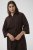 Kaffe Curve Mille Short Shirt Dress Black Coffee Brown - Mini jurken - 