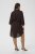Kaffe Curve Mille Short Shirt Dress Black Coffee Brown - Mini jurken - 