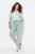 Ulla Popken Slim Leg Light Wash Jeans Light Moss Light Moss Green - Jeans - Damesjeans in grote maten