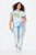 Ulla Popken Pre-Washed Elastic Waist Jeans Light Light Blue Denim - Jeans - Damesjeans in grote maten