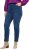 Ulla Popken Rhinestone Seam Stretch Fit Jeans Blue Denim - Jeans & Broeken in Grote Maten – Plus Size - 