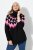 Ulla Popken Neon Alpine Pattern Long Sleeve Turtleneck Sweater Light Pink - Sweaters & hoodies - Warme Sweatshirts, Hoodies & Truien
