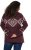 Ulla Popken Aztec Pattern Turtleneck Sweater Plum - Sweaters & hoodies - 