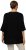 Ulla Popken Oversized 3/4 Sleeve V-Neck Sweater Black - Sweaters & hoodies - 