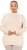 Ulla Popken Long Sleeves Mock Turtleneck Sweater Nature Melange - Sweaters & hoodies - 