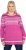 Ulla Popken Norwegian Style Pastel Tone Long Sleeve Sweater Summer Berry - Sweaters & hoodies - 