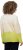 Ulla Popken Block Stripe Long Sleeve V-Neck Sweater Lime Green - Sweaters & hoodies - 