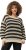 Ulla Popken Striped Long Sleeve Crocheted Sweater Vanilla - Sweaters & hoodies - 