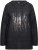 Ulla Popken Sequined Knit Long Sleeve Hoodie Black - Sweaters & hoodies - 