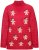Ulla Popken Gingerbread Men Sweater Salsa Red - Sweaters & hoodies - 