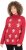 Ulla Popken Gingerbread Men Sweater Salsa Red - Sweaters & hoodies - 