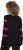 Ulla Popken Heart Print Long Sleeve V-Neck Sweater Black - Sweaters & hoodies - 