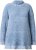 Ulla Popken Blanket Stitch Oversized Turtleneck Sweater Dove Blue - Sweaters & hoodies - 