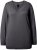 Ulla Popken Casual V-Neck Long Sleeve Sweater Charcoal Grey Melange - Sweaters & hoodies - 