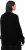 Ulla Popken Lace-Up Cuff Long Sleeve V-Neck Sweater Black - Sweaters & hoodies - 