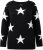 Ulla Popken Glitter Stars Soft Knit Sweater Black - Sweaters & hoodies - 