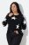 Ulla Popken Glitter Stars Soft Knit Sweater Black - Sweaters & hoodies - Warme Sweatshirts, Hoodies & Truien