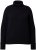 Ulla Popken Turtleneck Sweater with Ribbed Inserts Black - Sweaters & hoodies - 