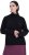 Ulla Popken Turtleneck Sweater with Ribbed Inserts Black - Sweaters & hoodies - 