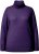 Ulla Popken Turtleneck Ribbed Trim Long Sleeve Sweater Deep Violet - Sweaters & hoodies - 