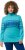 Ulla Popken Apres Ski Long Sleeve Troyer Collar Sweater Bright Turquoise - Sweaters & hoodies - 