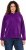 Ulla Popken Chenille Knit Hoodie Dark Purple - Sweaters & hoodies - 