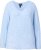 Ulla Popken Long Sleeve V-Neck Ribbed Knit Sweater Light Blue - Sweaters & hoodies - 