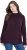 Ulla Popken Contrast Trim Long Sleeve Sweater Dark Ruby - Sweaters & hoodies - 
