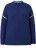 Ulla Popken Contrast Trim Long Sleeve Sweater Dark Blue - Sweaters & hoodies - 