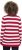 Ulla Popken Striped Polo Collar Long Sleeve Sweater Ruby Red - Sweaters & hoodies - 