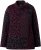 Ulla Popken Leopard Print Scarf Sweater Dark Ruby - Sweaters & hoodies - 