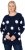 Ulla Popken Fluffy Polka Dot Sweater Ink Blue - Sweaters & hoodies - 