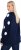 Ulla Popken Fluffy Polka Dot Sweater Ink Blue - Sweaters & hoodies - 