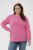 Kaffe Curve Sus Sweatshirt Pink Power - Sweatshirts - 