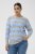 Kaffe Curve Niela Gestreepte trui Lichtgrijs/Blauw - Truien & knitwear - 