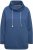 Ulla Popken Drawstring Collar Long Sleeve Sweatshirt Ink Blue - Sweaters & hoodies - 