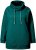 Ulla Popken Drawstring Collar Long Sleeve Sweatshirt Teal Green - Sweaters & hoodies - 