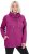 Ulla Popken Drawstring Collar Long Sleeve Sweatshirt Berry - Sweaters & hoodies - 